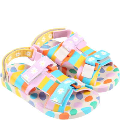 Shop Melissa Multicolor Sandals For Kids With Prints