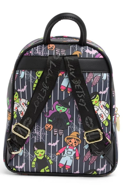 Shop Luv Betsey By Betsey Johnson Mid Size Backpack In Spooky Dolls