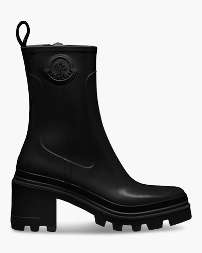 Shop Moncler Women's Loft Grip Rain Boot In Black