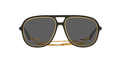 Shop Gucci Woman Sunglasses Gg1077s In Black