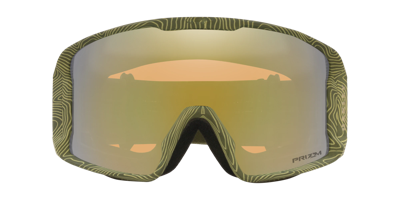 Shop Oakley Unisex Sunglasses Oo7070 Line Miner™ L Sage Kotsenburg Signature Series Snow Goggles In Prizm Sage Gold Iridium