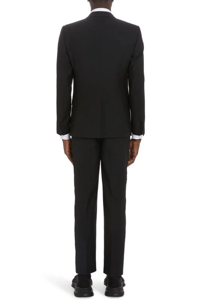 Shop Dolce & Gabbana Regular Martini Fit 3-piece Wool Blend Tuxedo In Nero