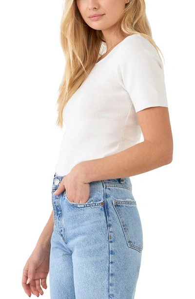 English Factory Twist Cutout Back Top In Off White