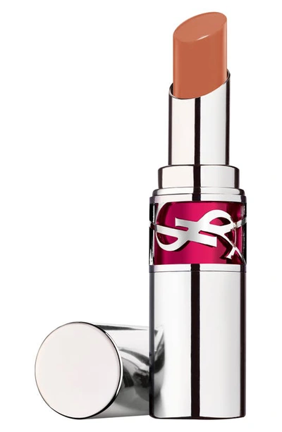 Shop Saint Laurent Candy Glaze Lip Gloss Stick In 4 Nude Pleasure
