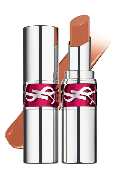 Shop Saint Laurent Candy Glaze Lip Gloss Stick In 4 Nude Pleasure
