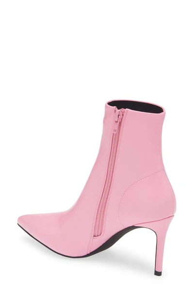 Jeffrey Campbell Nixie Pointed Toe Bootie In Pink