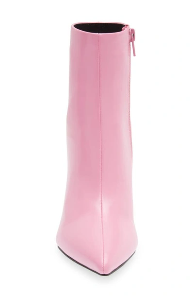 Jeffrey Campbell Nixie Pointed Toe Bootie In Pink