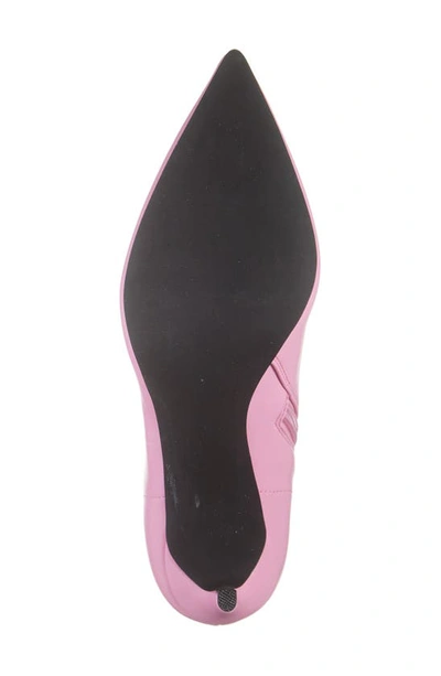 Jeffrey Campbell Nixie Pointed Toe Bootie In Pink