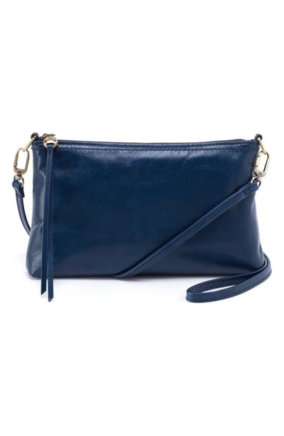 Shop Hobo Darcy Convertible Leather Crossbody Bag In Denim