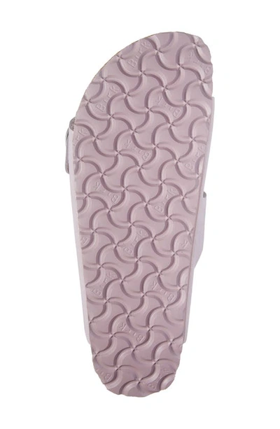 Shop Birkenstock Arizona Big Buckle Slide Sandal In Lilac