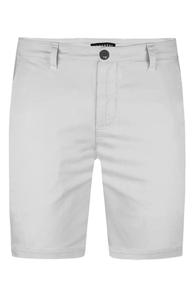 Shop Monfrere Cruise Flat Front Chino Shorts In Arctic