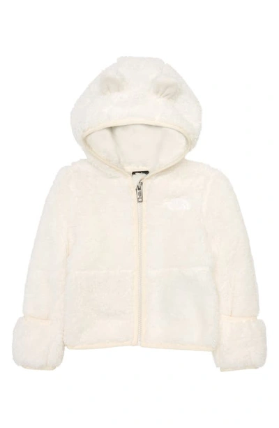 Shop The North Face Baby Bear Full Zip Hoodie In Gardenia White