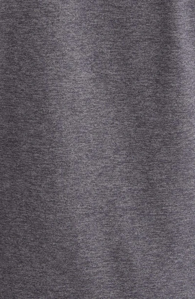 Shop Alo Yoga Conquer Reform Performance T-shirt In Dark Heather Grey
