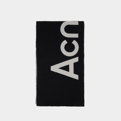 Acne Studios Scarf In Black