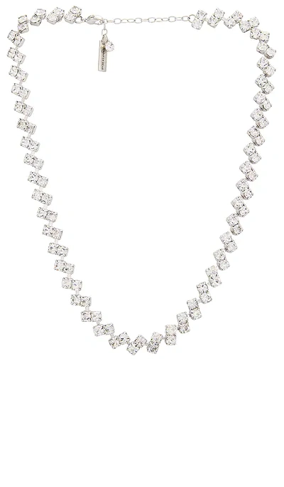 Shop Jennifer Behr Minna Necklace In Crystal