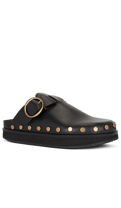 Isabel Marant Stud-embellished Leather Mules In Black