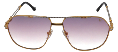 Shop Vintage Frames Vf Boss 0005 Aviator Sunglasses In Pink