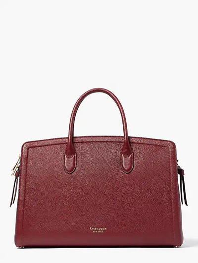 Shop Kate Spade Knott Commuter Laptop Bag In Autumnal Red