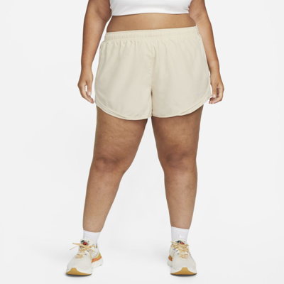 Shop Nike Women's Tempo Running Shorts (plus Size) In Brown