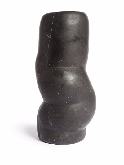 Bloc Studios Fatrolls Marble Vase In Black