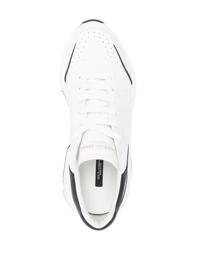 Shop Dolce & Gabbana Daymaster Low-top Sneakers In White