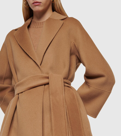 Shop 's Max Mara Arona Wool Coat In Perfect Camel