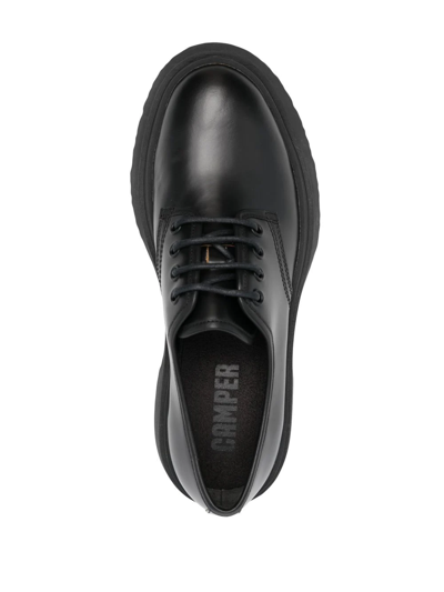 Shop Camper Lace-up Leather Brogues In Black