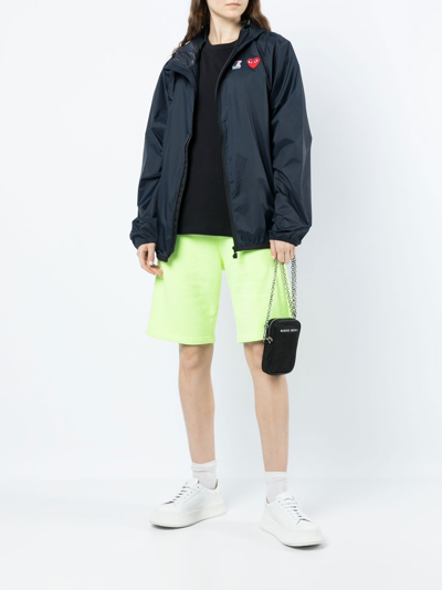 Comme Des Garçons Play X K-way Nylon Water-resistant Jacket In Blue