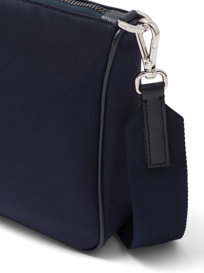 Shop Prada Re-nylon Shoulder Bag In F0008 Navy