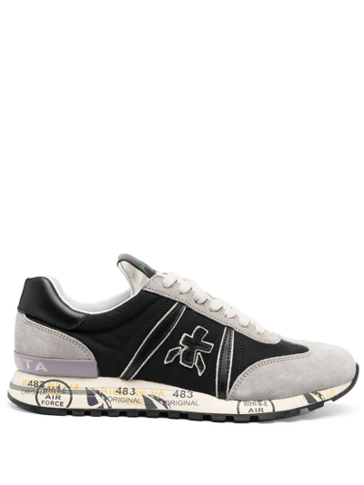 Shop Premiata Lucy Low-top Sneakers In Grey