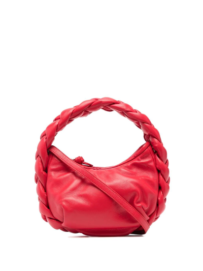 Hereu Espiga Mini Leather Bag in Red