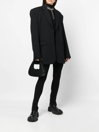 Shop Vetements Oversize Single-breasted Blazer In Black