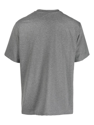 Shop Throwback Logo-print T-shirt In Grau