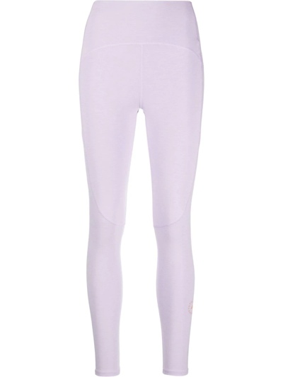 Shop Adidas By Stella Mccartney 7/8 Yoga Leggings In Violett