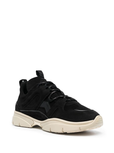 Shop Isabel Marant Chunky Lace-up Sneakers In Schwarz