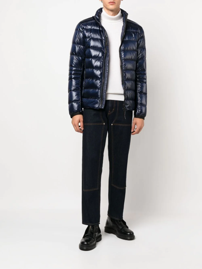 Shop Canada Goose Duck-feather Padded Jacket In Blau