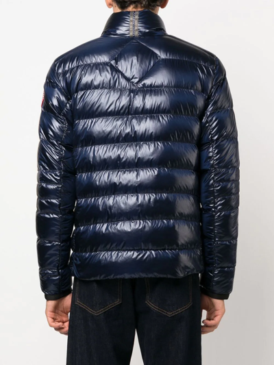 Shop Canada Goose Duck-feather Padded Jacket In Blau