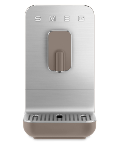 Shop Smeg Fully Automatic Coffee Machine In Taupe