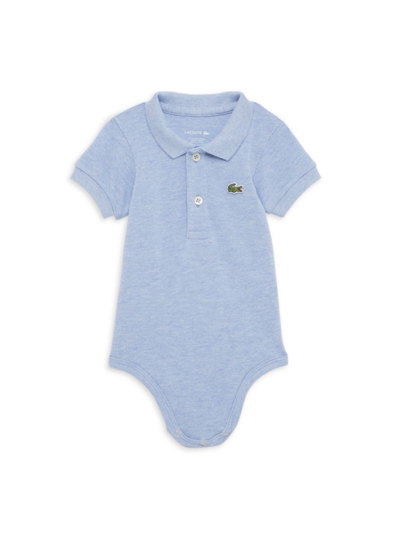 Shop Lacoste Baby's 3-piece Cotton Pique Set In Blue