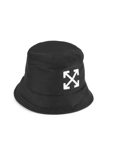 Shop Off-white Women's Arrow Bucket Hat In Black White