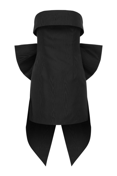 Shop Rebecca Vallance -  Malone Mini Dress Black  - Size 10
