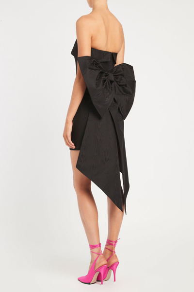 Shop Rebecca Vallance -  Malone Mini Dress Black  - Size 10