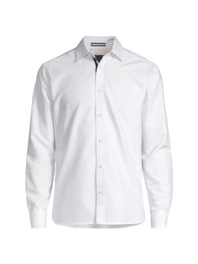 Shop Ted Baker Men's Solurr Oxford Shirt In White