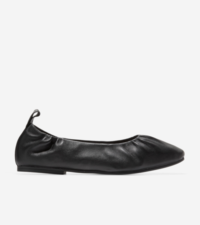 Shop Cole Haan Women's York Soft Ballet Shoes - Black Size 7