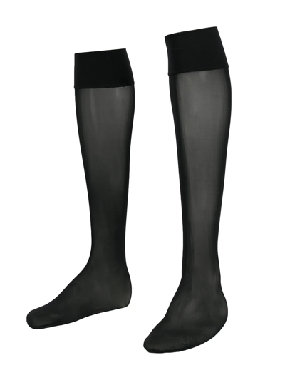 Shop Wolford Individual 10 Stockings In Black
