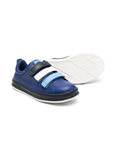 Camper Colour-block Touch-strap Sneakers In Red