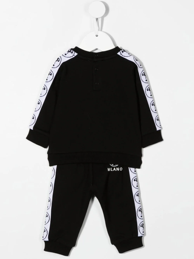 Shop Moschino Logo-print Tracksuit In Black