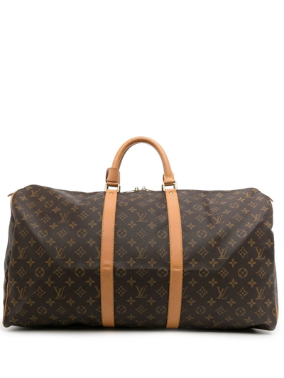 Louis Vuitton 2002 Pre-owned Keepall 55 Travel Bag - Brown