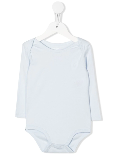 Shop Ralph Lauren Long-sleeve Cotton Body In Blue
