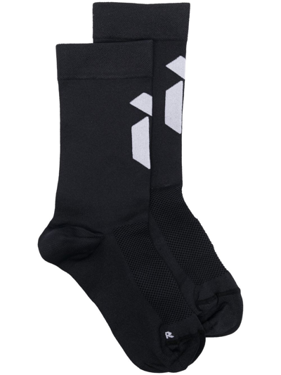 Shop Peak Performance Logo-print Socks In Black